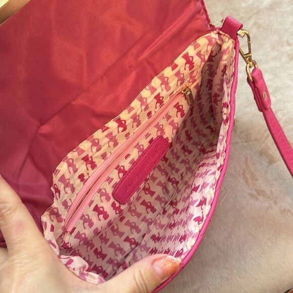 *Damsels in Defense* 🔫 Conceal & Carry Barbie Ponk Leather Quilted Handbag - Picture 5 of 7